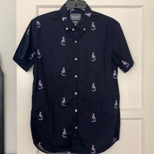 Bonobos short-sleeve Lemur shirt